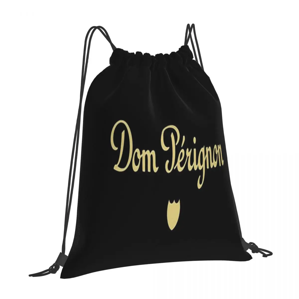 Vintage Champagne Drawstring Bag Backpack kawaii drawstring bag storage bag custom bag with logo