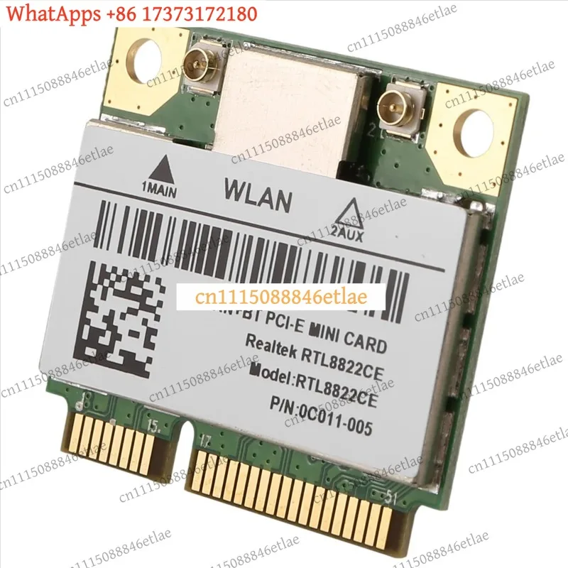 k3 Universal for FUFU RTL8822CE Mini PCIe WiFi Card 1200Mbps Dual Band 802.11ac Bluetooth 5.0 Wireless Adapter for Windows 10/11