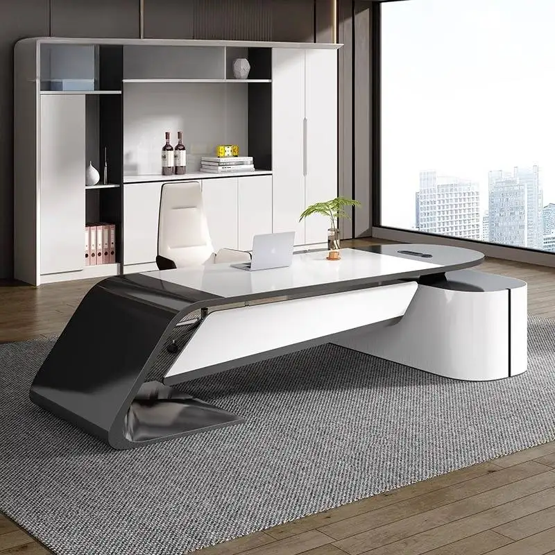 Wooden Executive Office Desk Storage Designer Luxury Modern Office Desks Standing White Drawers Escritorio Oficina Furniture