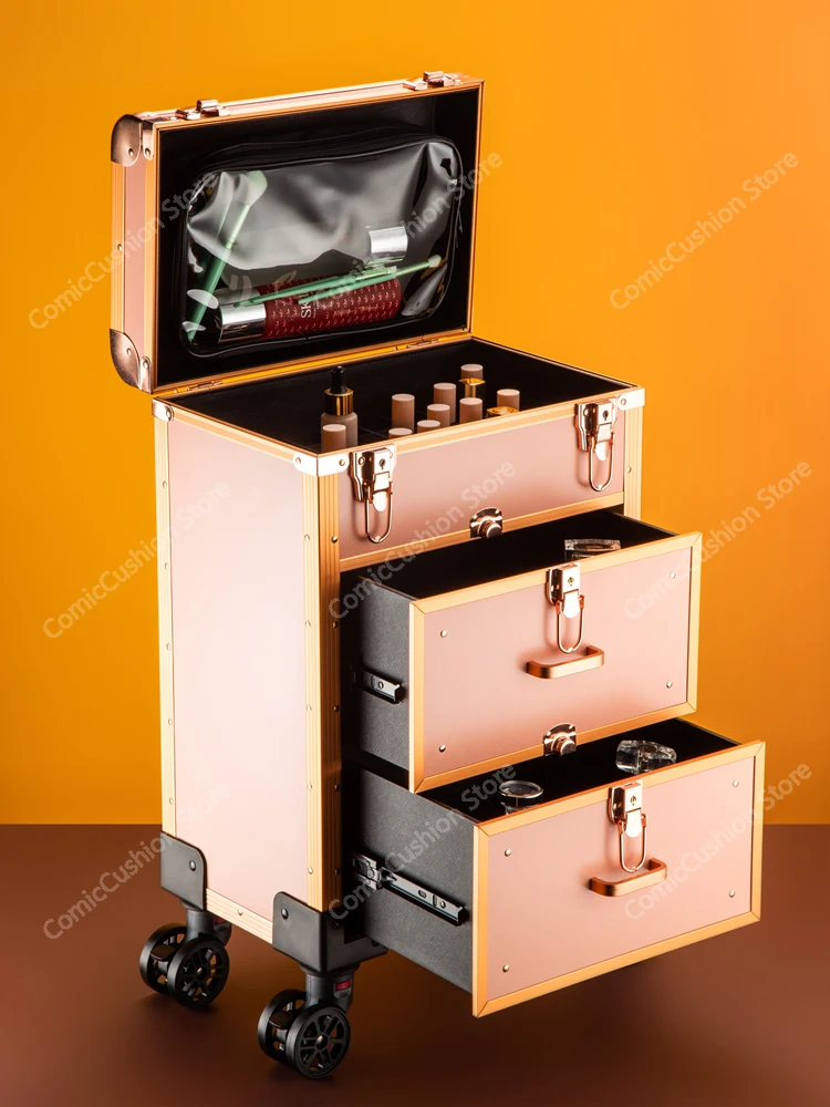 

Professional follow-up artist Nail Special beauty tattoo embroidery tool box Going out storage