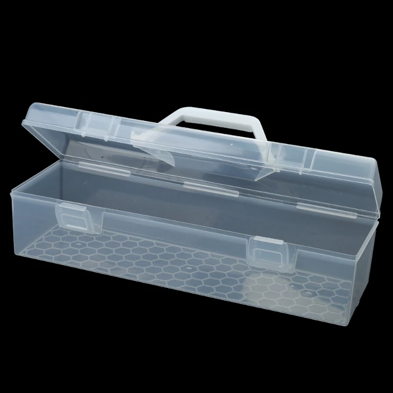 Storage Container Plastic Storage Case for Tools and Art Supplies Hand Tools and Accessories Clear Lid and Top Handle Dropsale