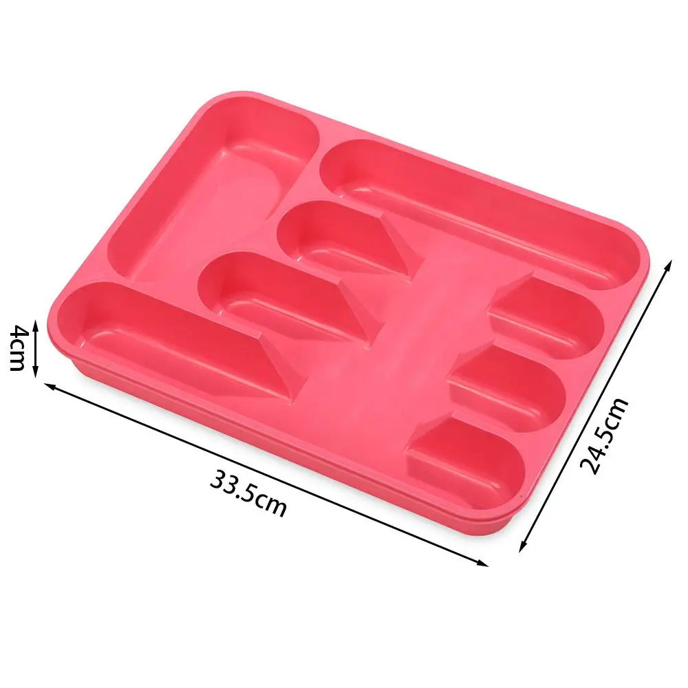 Cutlery Organizer Box Kitchen Drawer Organizer Separation Finishing Storage Box Spoon Cutlery Tray