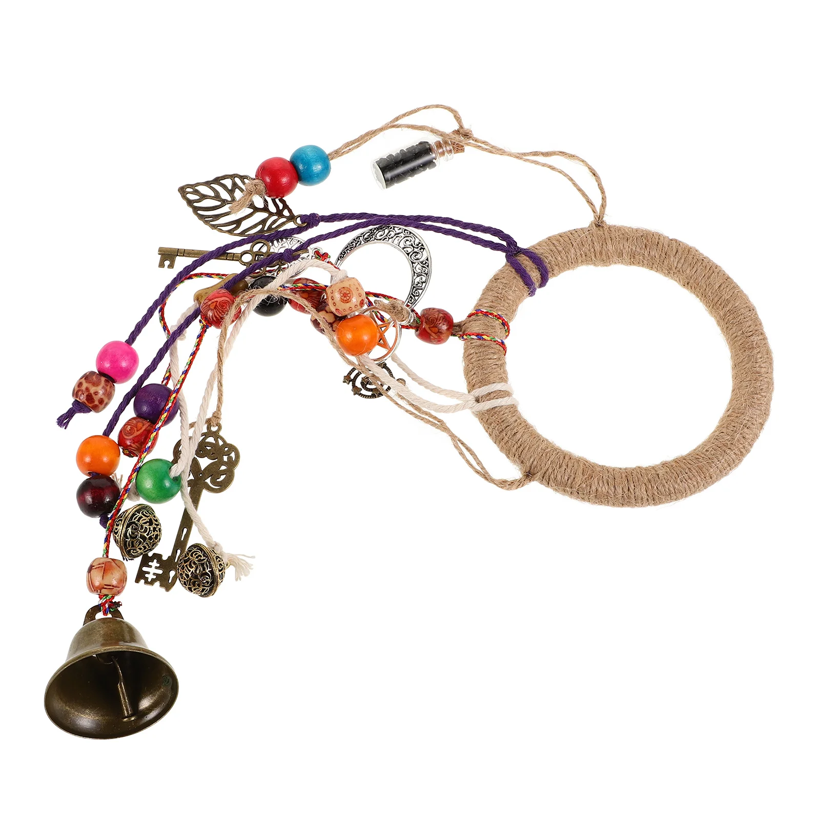 

Witch Bell Decoration Bohemian Style Crystal Wind Chime Door Knob Hanging nament Home Decor Elegant Sparkle Multifunctional