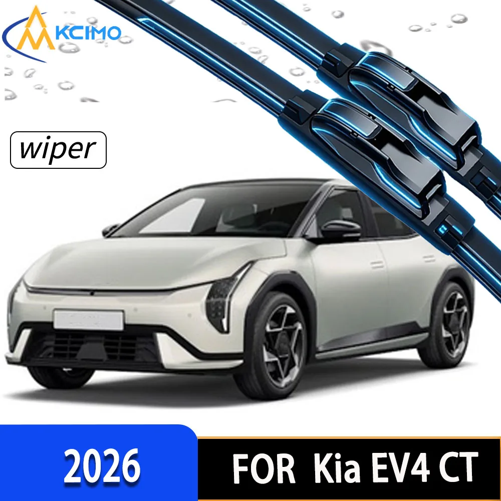 

2Pcs Front Windshield Wiper Blades For Kia EV4 CT 2026 High Performance Auto Windshield Wipers Direct Fit Replacement