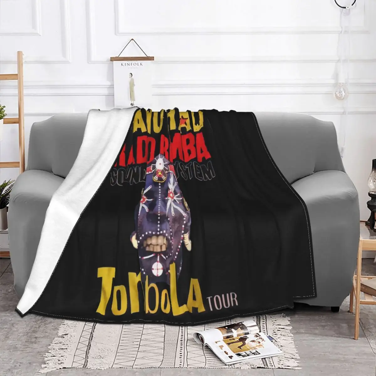 Tombola Tour Manu Chao Radio Bemba Home Blanket Winter Blankets Home And Decoration Throw Blanket