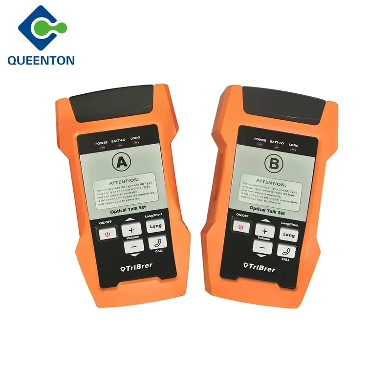Handheld Fiber Optical Talk Set AOT600 100KM Full Duplex Communication AOT600 1310 1550nm Talk Set
