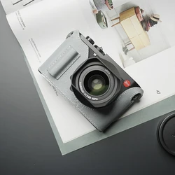 Mr.Stone for Leica Q3 Camera case  Protective Case Camera Bodysuit  Camera  Handmade Style leather with palm Genuine Leathe bag