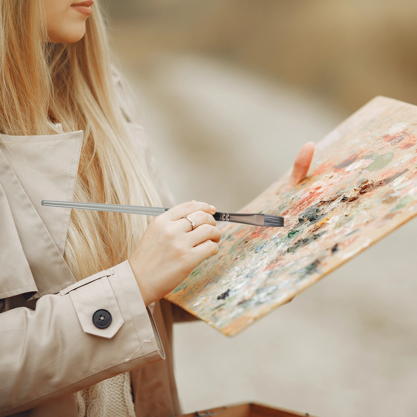 

Watercolor Brushes Set Professional Painting Tools Oil Acrylic Artist Paintbrushes Bulk Safe MultiPurpose