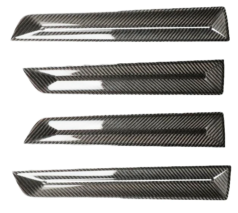 

2024 Type R FL5 Dry Carbon Fiber Interior Door Handle Trim Decorative Cover For Honda Civic Type R