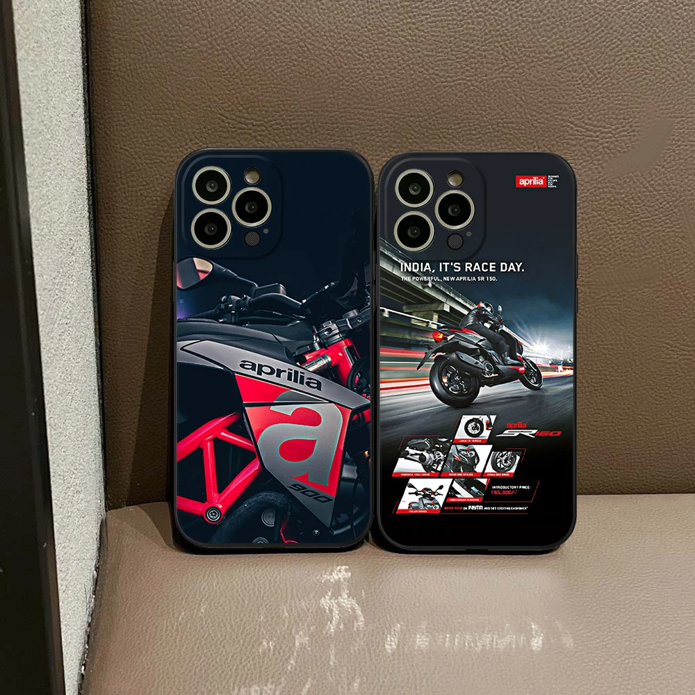 For IPhone 14 Unique Design a-Aprilia Motorcycle Phone Case for IPhone 11 12 13 14 Pro XR XS MAX 14 Plus SE 13 Pro Iphone Covers