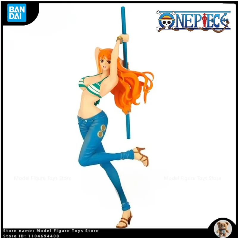 

In Stock One Piece Glazovin BP Original 20cm Lady Fight Nami Combat Time Stick Figure PVC Action Collectible Model Toys Gifts