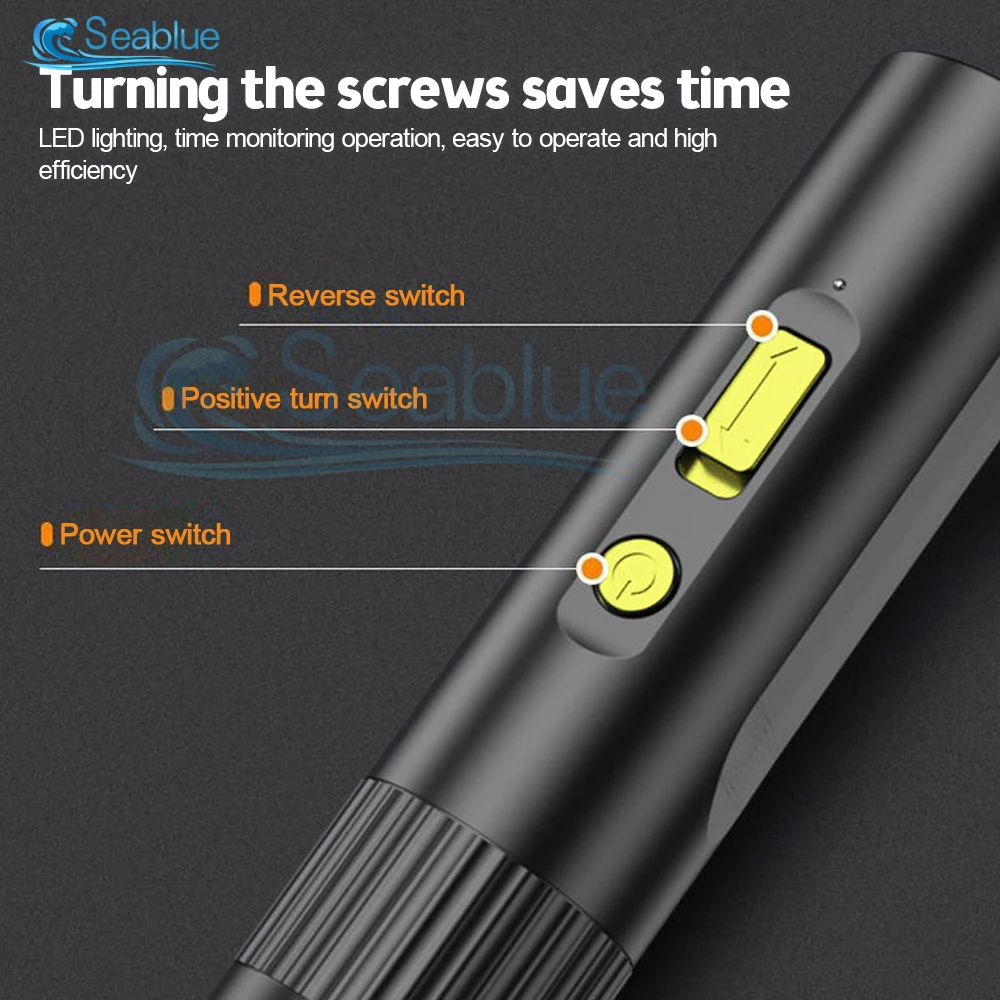 Portable Mini Electric Screwdriver Smart Cordless Automatic Screwdriver Multi-function Bits Portable Power Tools Set with Bits