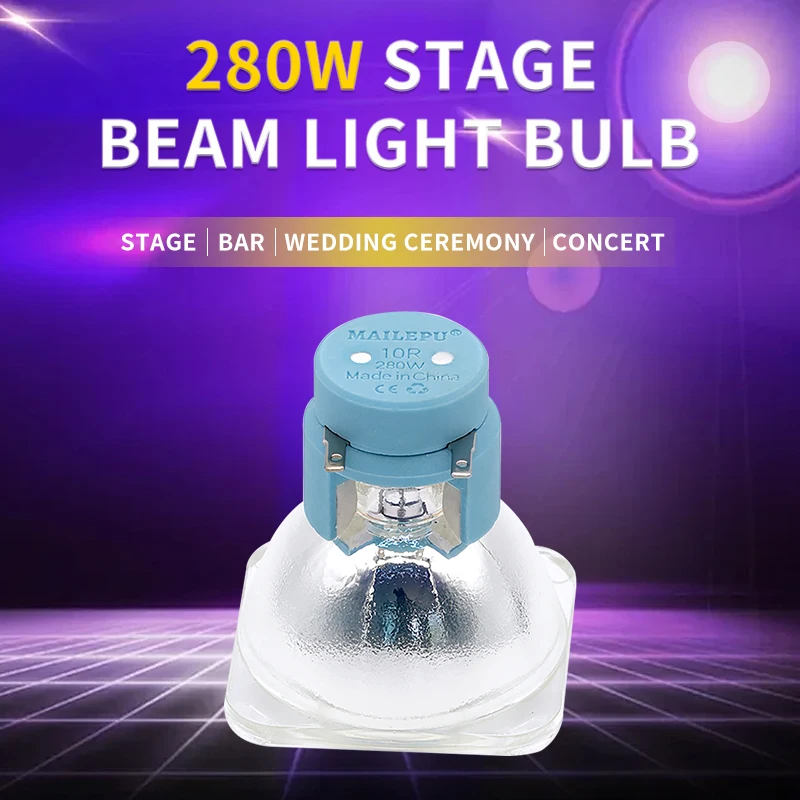 Chinese beam 10R 280W dj disco club bar mobile headlight mobile beam light bulb 10R 280W