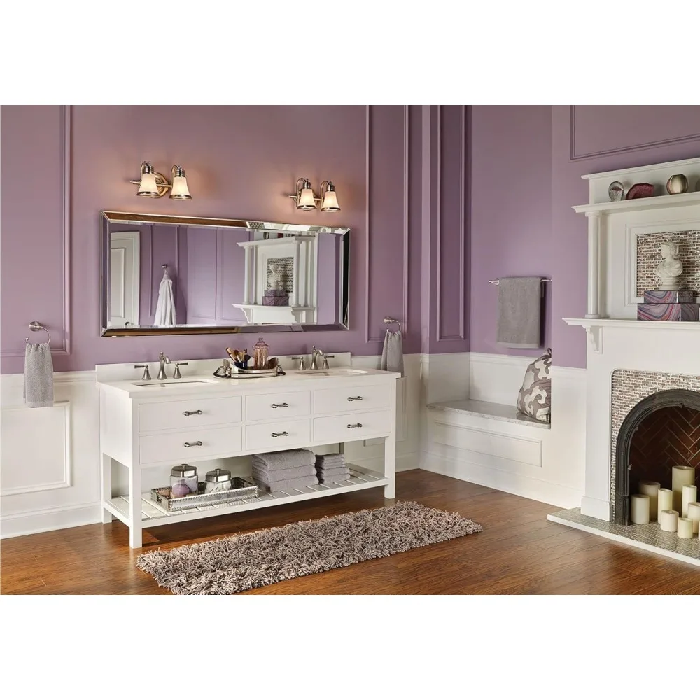 

24-Inch Single Towel Bar, Brushed Nickel Finish - Elegant Bathroom & Kitchen Towel Holder for Modern Homes