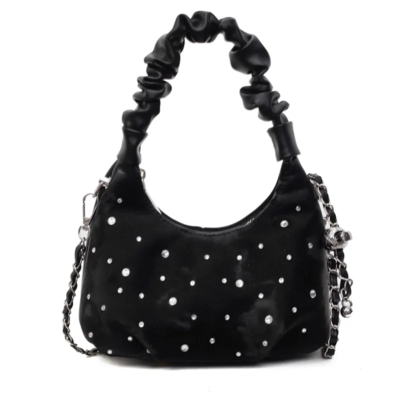 حقيبة كروس مبطنة أنيقة 2025 للنساء، حبال بمقبض علوي أنيق، حقيبة عصرية مع جيب داخلي للتنقل والمواعدة #5