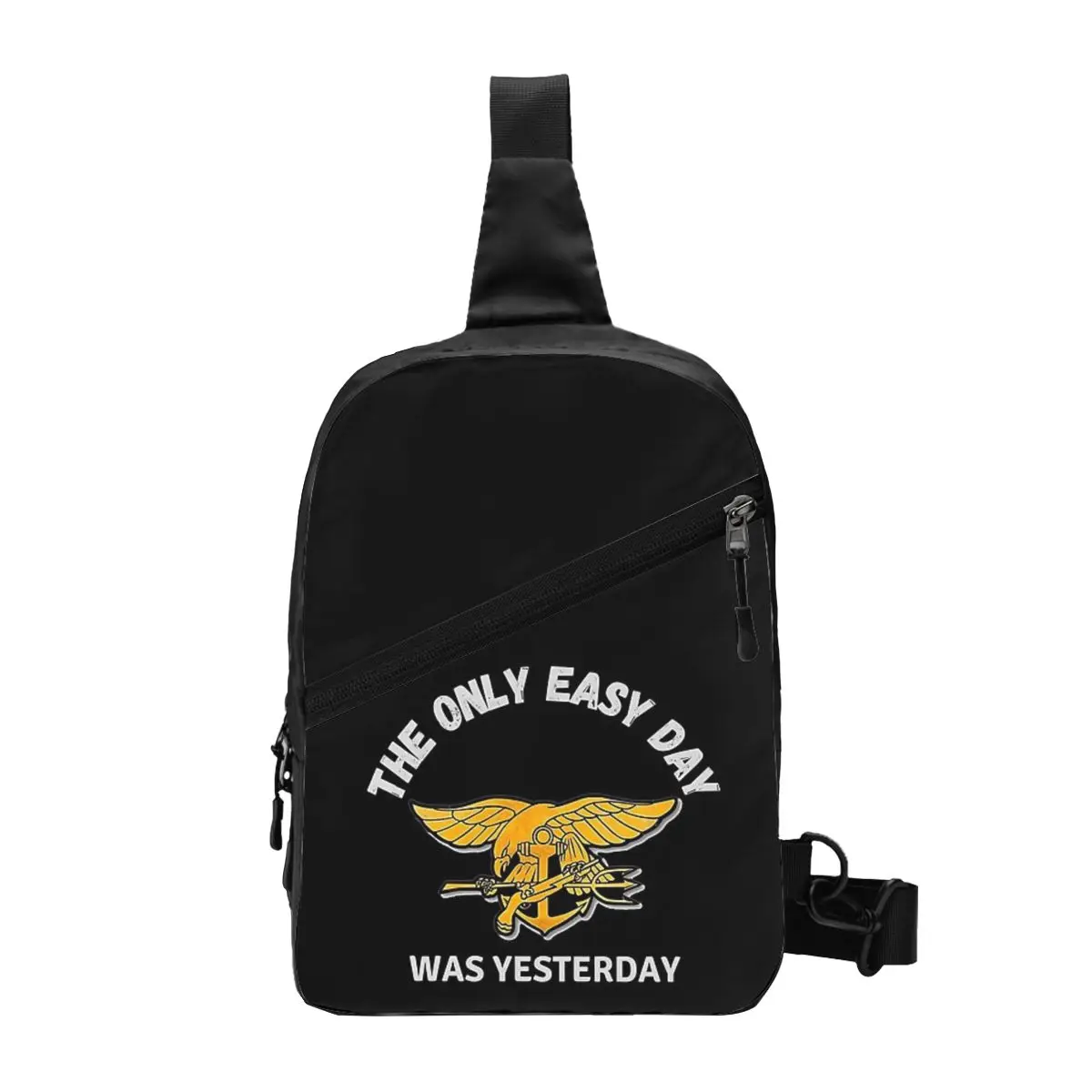 

USA Navy SEALs Chest Bag Men Sling Crossbody Backpack Chest Bag Travel Hiking Daypack Shoulder Bag