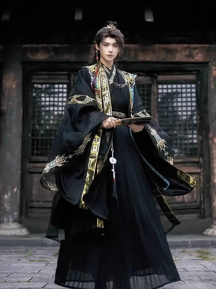 

New Hanfu Wei Jin style Hanfu cosplay Chinese TV drama fairy chivalry style men's and women's clothing