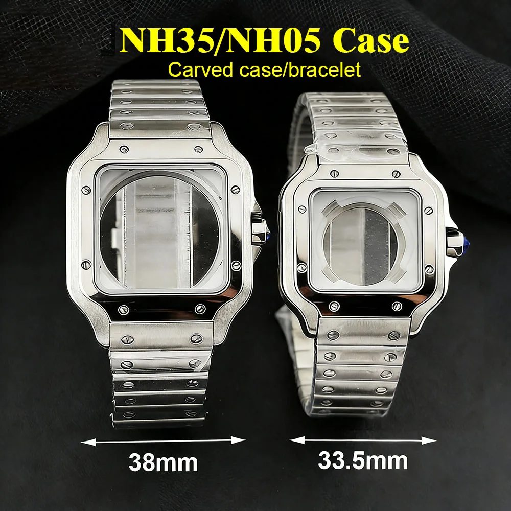 

Новые корпуса для часов 2026 года: женские NH05 / мужские NH35. Модные парные корпуса, подходят для механизмов NH05/NH35. Аксессуары для автоматических часов.