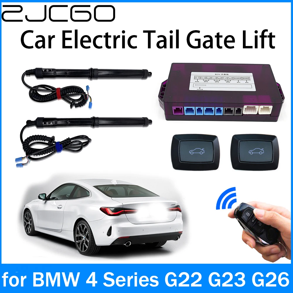 

ZJCGO Car Power Trunk Electric Suction Tailgate Intelligent Tail Gate Lift Strut for BMW 4 Series G22 G23 G26 2020~2024