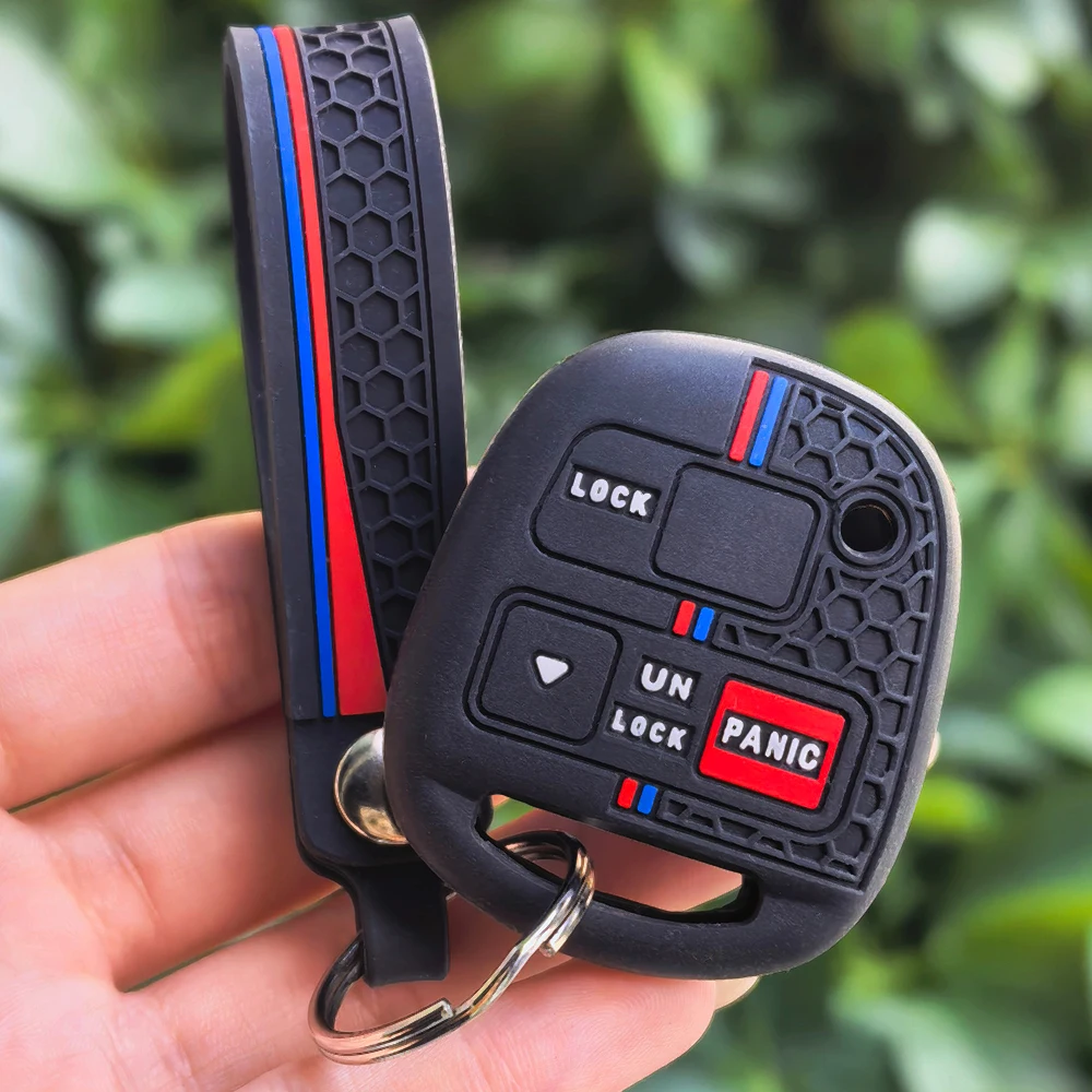 For Lexus RX 330 Is200 For Toyota RAV4 Land Cruiser 120 Prado Corolla Land Cruiser Avensis Yaris Camry Car Key Fob Cover Case view 2