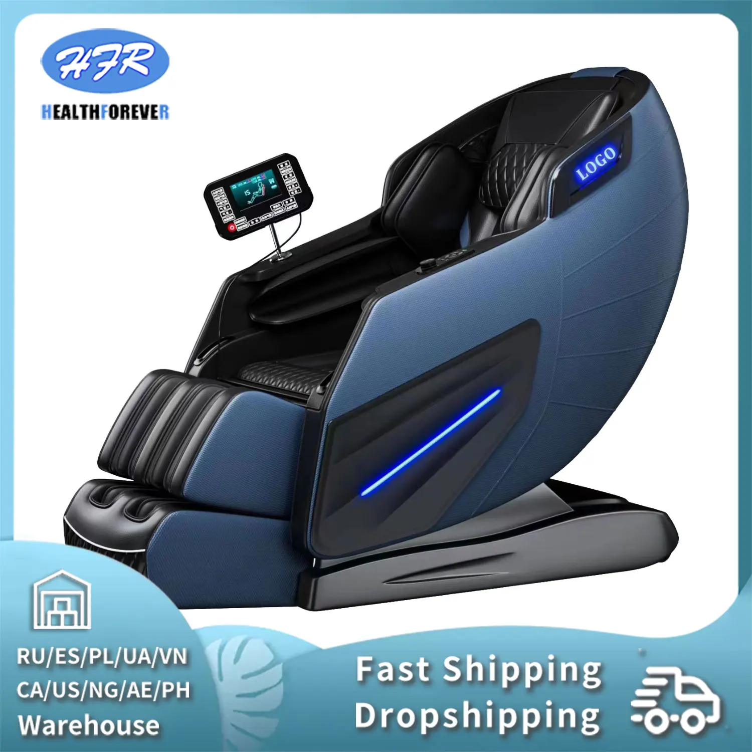 New Arrival Full Body Zero Gravity SL-Track Massage Chair AI Voice 3D Massager Sofa 4D YJ-5888 Electric Massage Chair