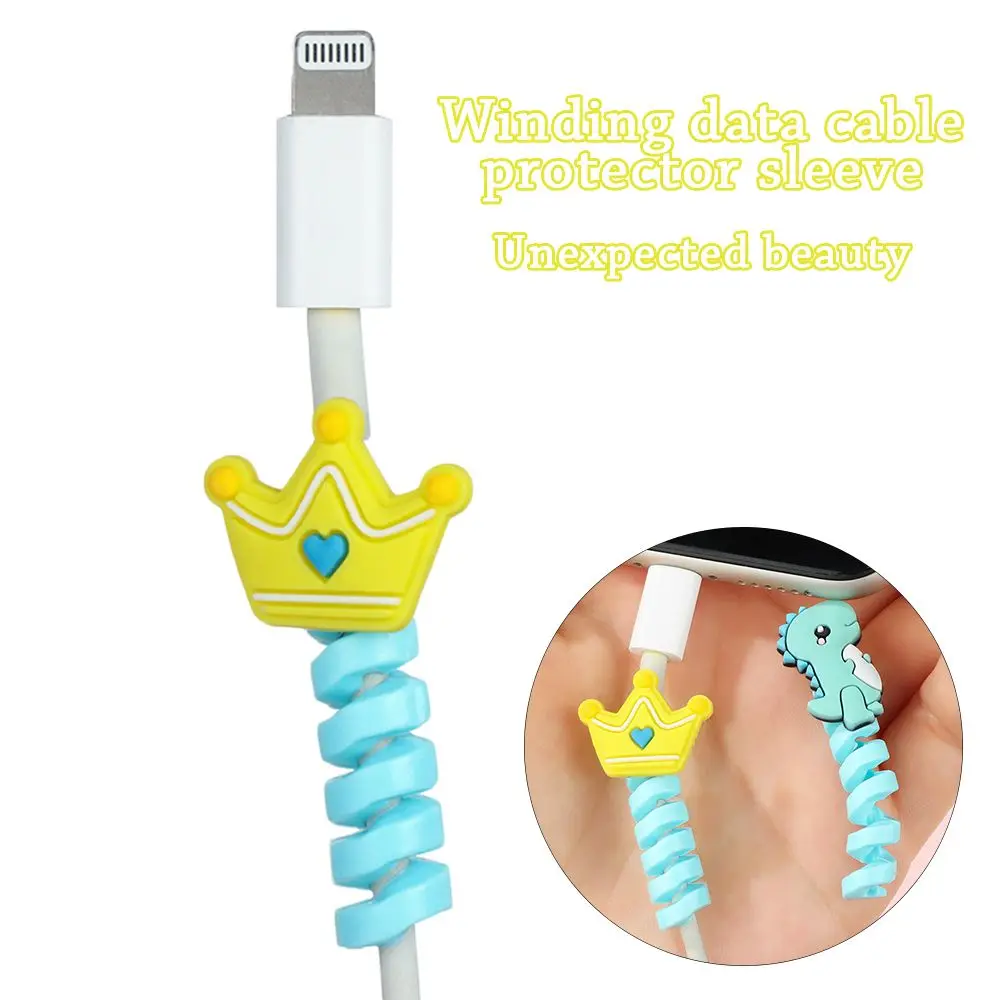 Soft Clip Tube Cable Winder Cover Data Line Protector Cord Protectors Charging Cable Holder