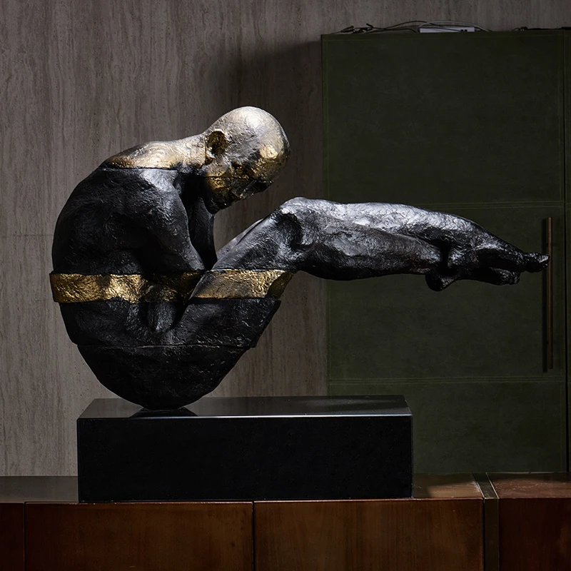 

Unique Resin Decorative Accessories Body Sculpture Room Decorative Accessories