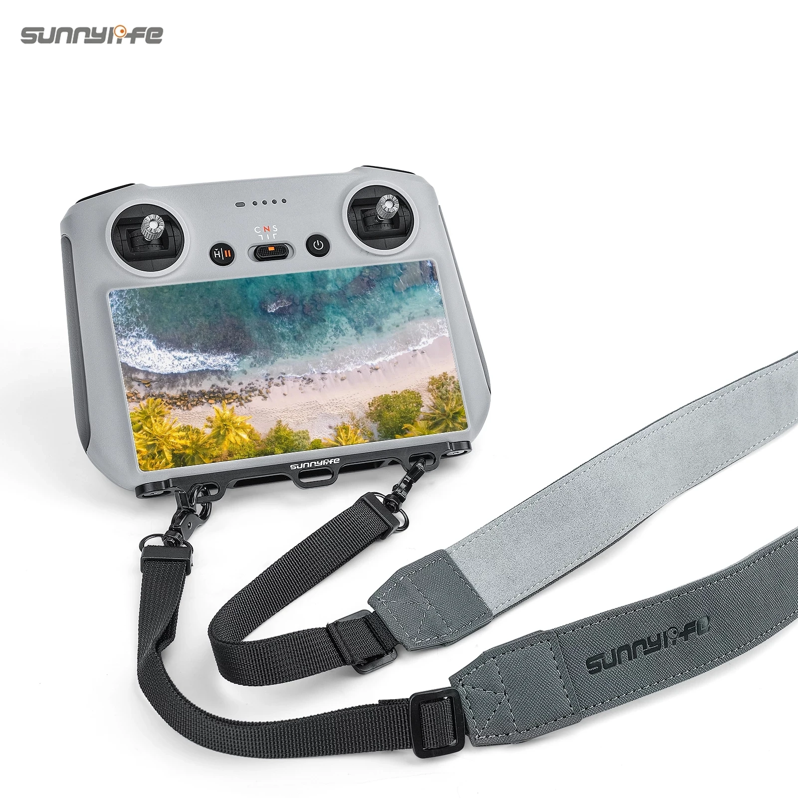 Sunnylife – support de cintre de contrôleur RC avec lanière en cuir PU, ceinture d'épaule, lanière pour DJI Mavic Mini 3 Pro