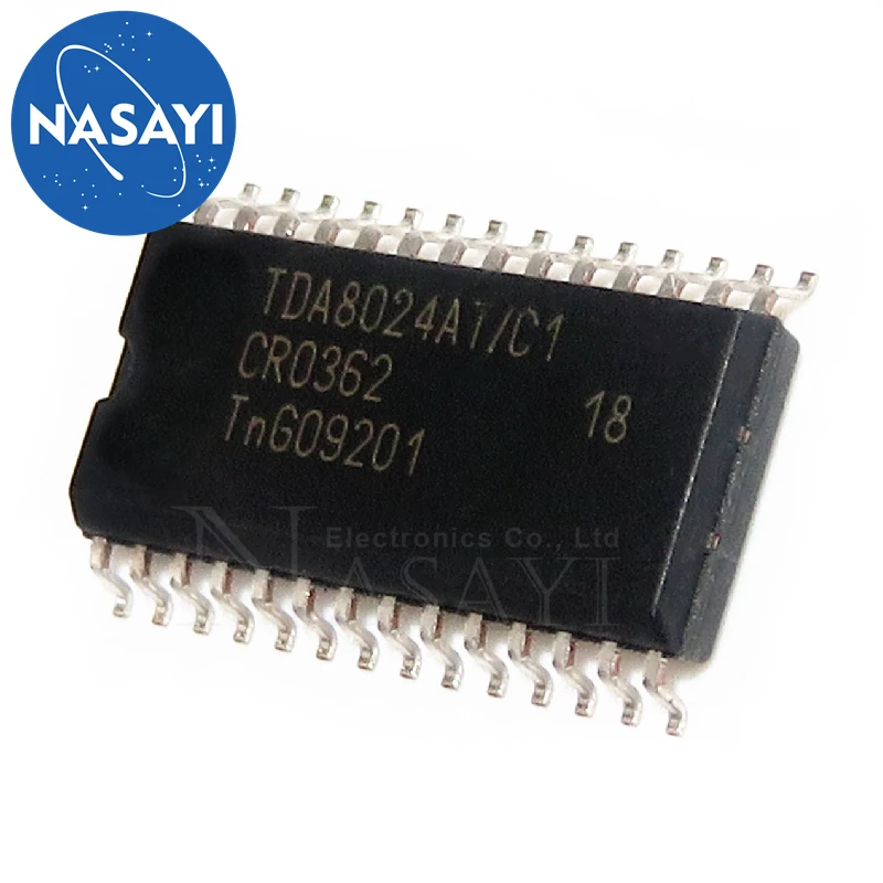 10PCS TDA8024AT/C1 TDA8024AT TDA8024 SOP-28