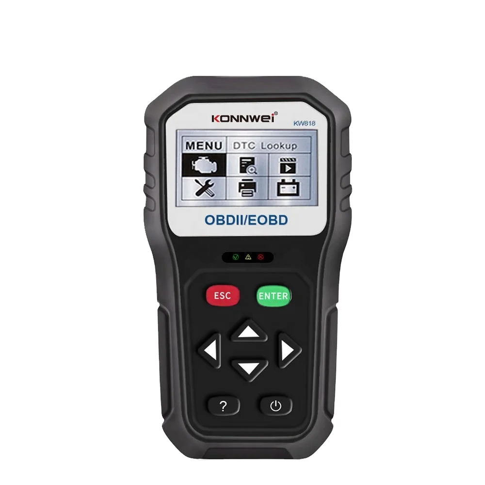 

Car Engine Diagnostic Machine KW818 Vehicle Battery Tester Konnwei Car Diagnostic Tools OBD2 Scanner Computer Car Diag