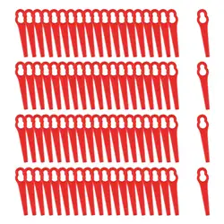 80 pcs 8,3 cm Kunststoff Grass ch neider Klinge Ersatz klingen Rasenmäher blätter für Bosch Ein hell Rasenmäher