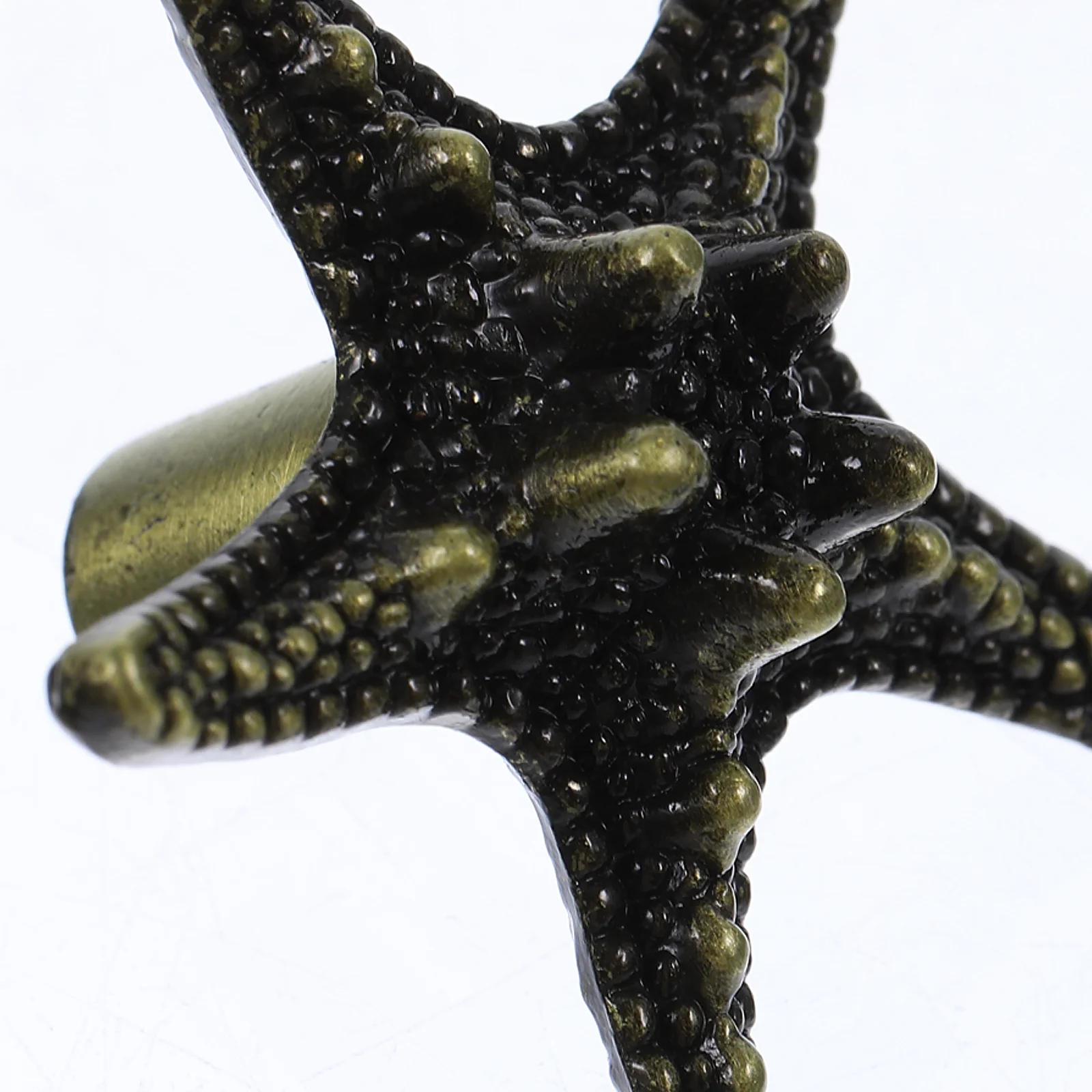 

2pcs Sea Star Shaped Knobs Zinc Alloy Bronze Cabinet Handles for Drawer Wardrobe Furniture Hardware Decor