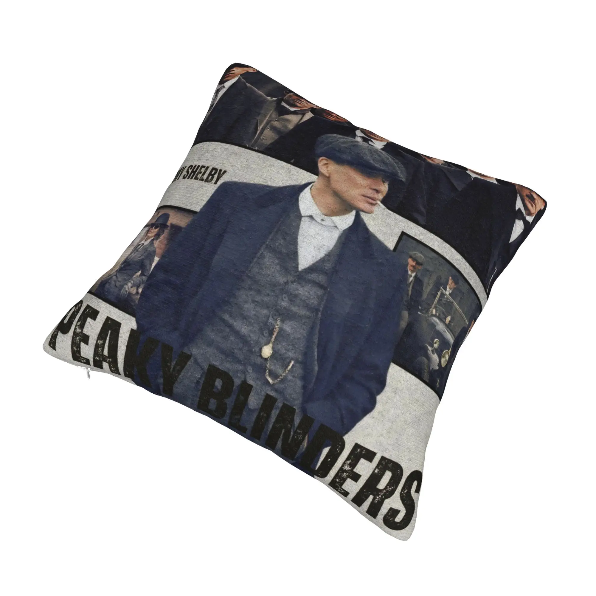 Decorative Pillowcase Tommy Shelby Peakys Blinders Merch Seater  Throw Pillow Case Cover Zipper Multi Size