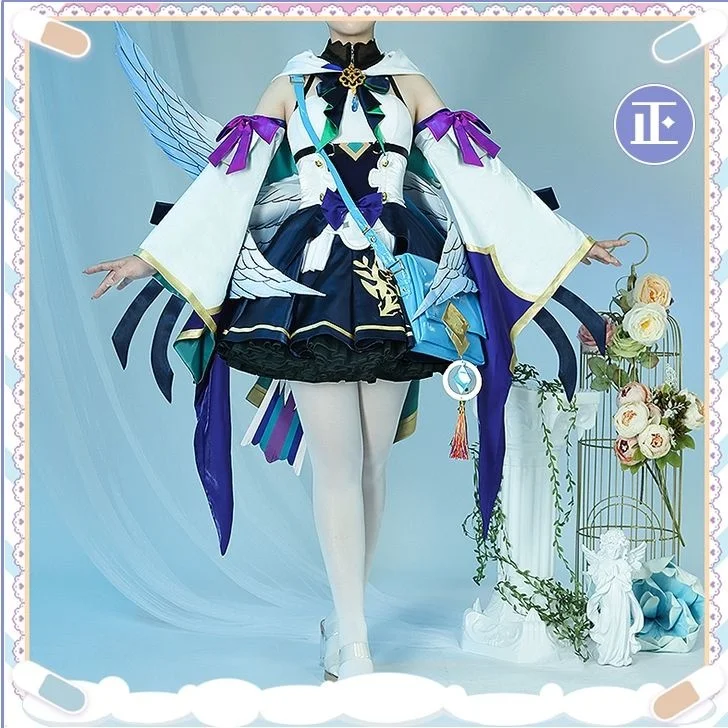 

Nijisanji Cosplay Costume Service Enna Alouette Paradise Bird Cosplay Costume Virtual Anchor Enna Cosstume Dress Halloween Cos