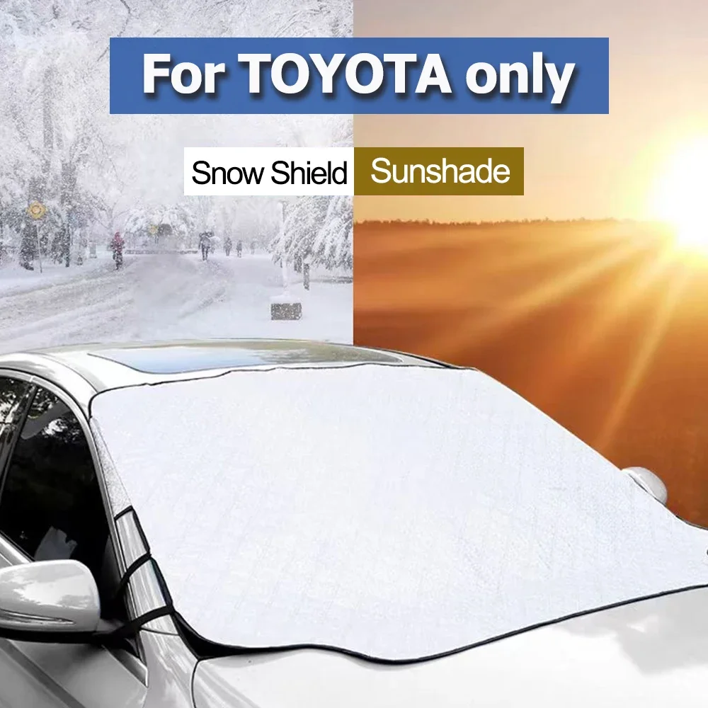 

Universal Sunshade Cover Car Windshield Snow Sun Shade Waterproof Protector Cover Car Front Windscreen Cover Amagi