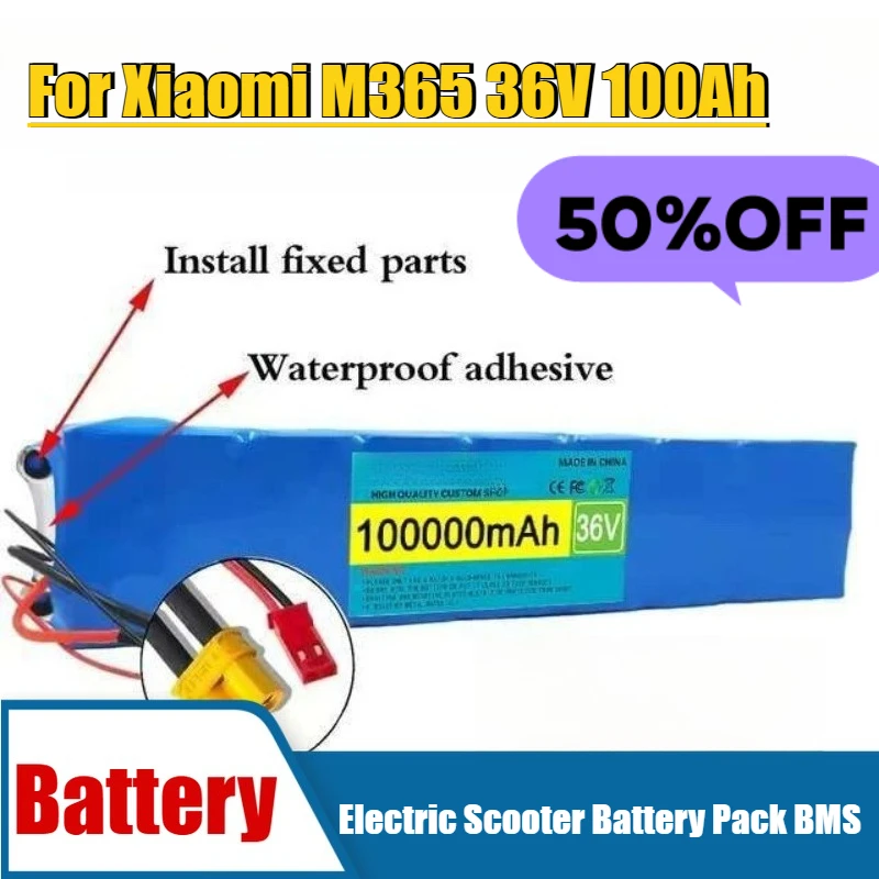 

For Xiaomi M365 36V 100Ah Electric Scooter Battery Pack BMS