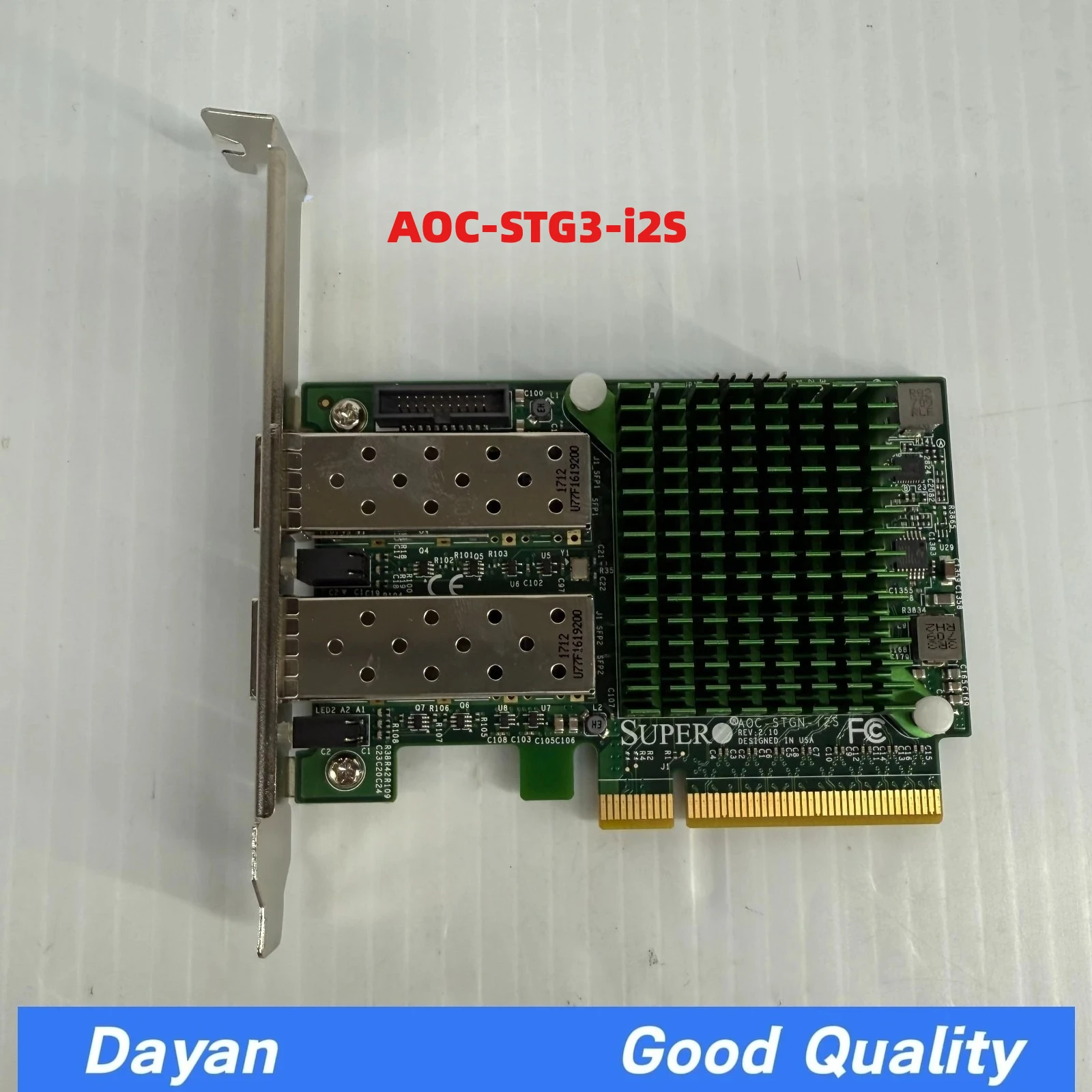 

Сетевая карта Supermicro AOC-STG3-i2S 10GbE с двумя портами, высокопроизводительная