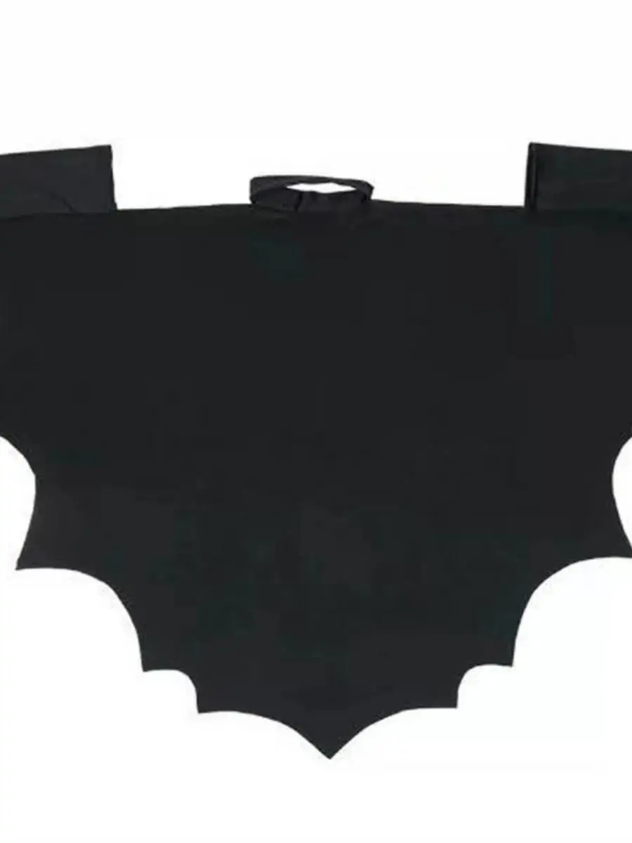Nieuwe Halloween Kinder Vleermuis Gewaad Cape Dames Kostuum Par Cosplay Prestatiekleding Polyester Zomer Faion Dames Clo...