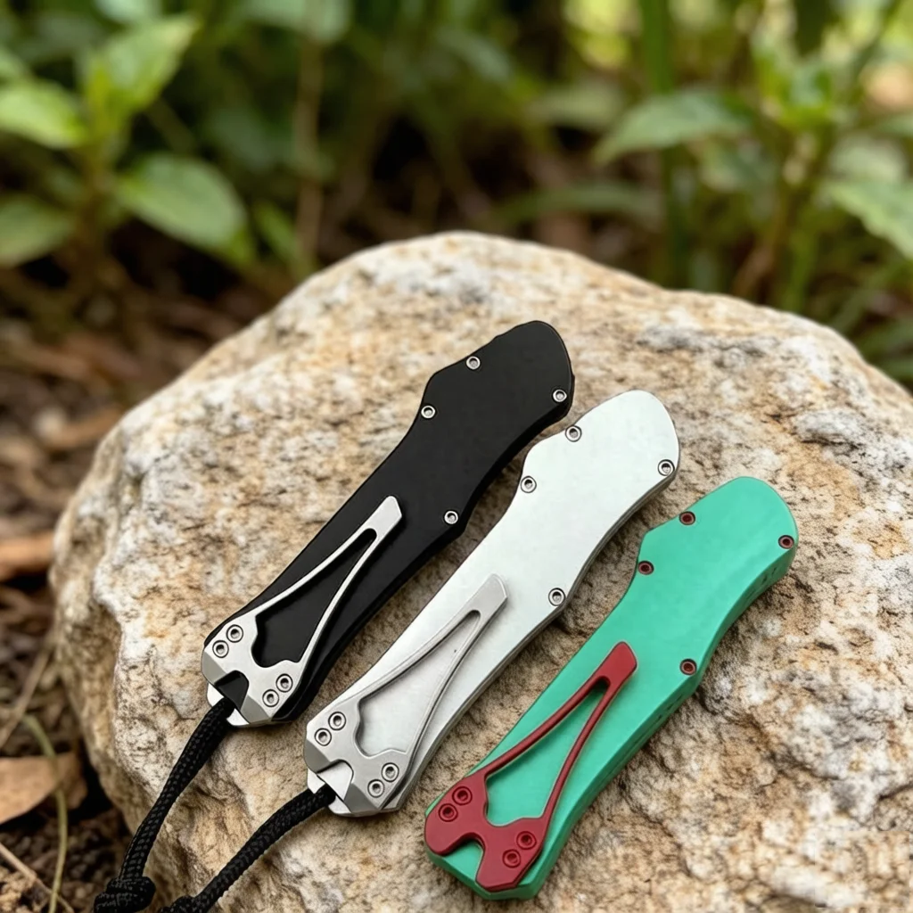 Space Aluminum Pocket Knife Outdoor Camping Hiking Fishing Multi Tool Utility Cutter