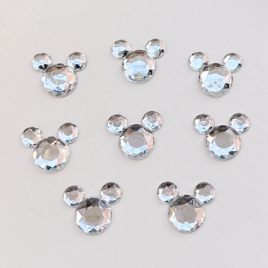 White animal shape Crystal Rhinestone diy jewelry Flat back decoration Scrapbook Wedding decoration Rhinestone 30pcs/lot