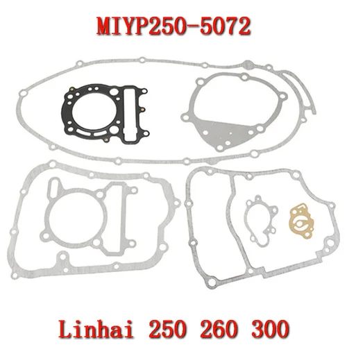 Juego completo de juntas para Linhai 250 260 300 Yamaha Keeway Jinlang Feishen Scooter ATV