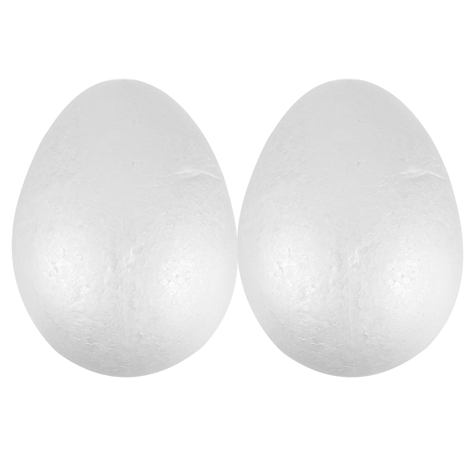 

2pcs 20cm Foam Craft Eggs White Polystyrene Balls for DIY Easter Painting Decorations Art Projects Spring Fun