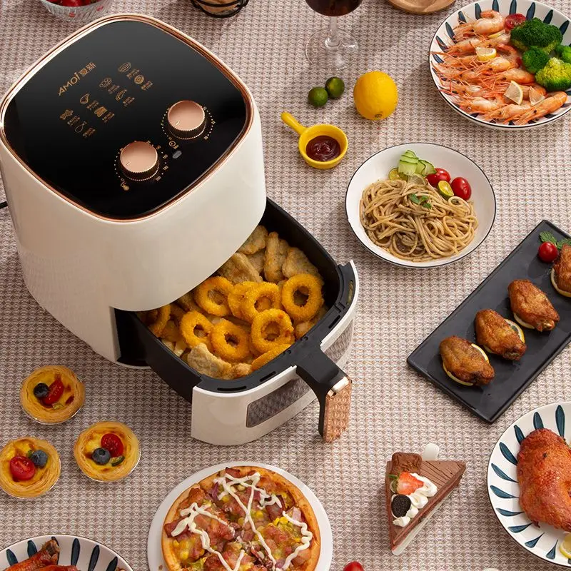 Air fryer new visual household intelligent multifunctional large capacity fully automatic electric oven integrated air fryer