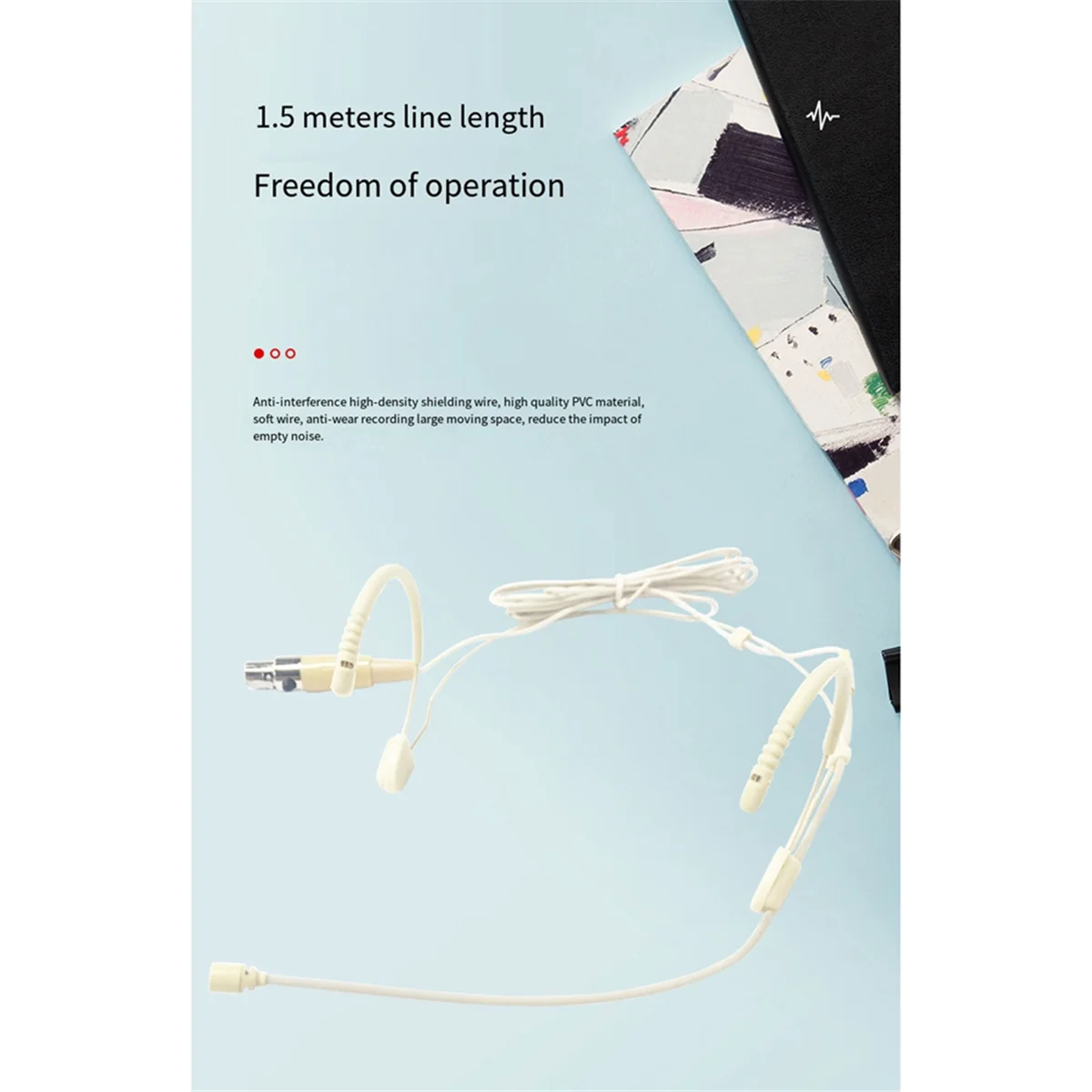 POP-lEarhook เครื่องขยายเสียงไมโครโฟน 3 พินชุดหูฟังแบบมีสายชุดหูฟังขนาดเล็กลําโพงสําหรับโทรศัพท์มือถือและคอมพิวเตอร์, xlr คอนเดนเซอร์