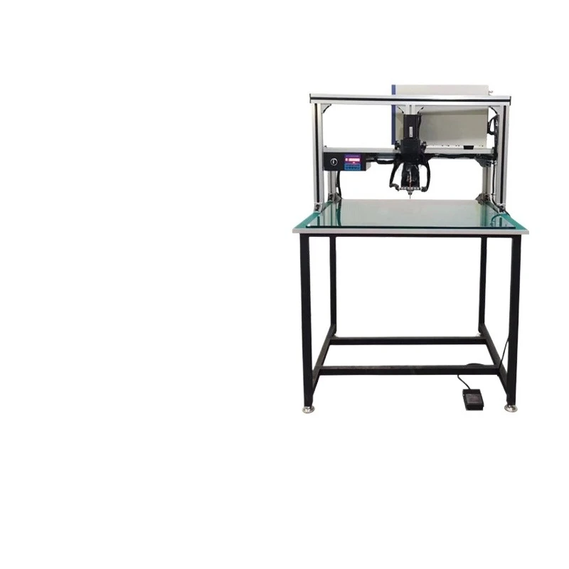 Electric gantry transistor spot welder, countertop foot-pedal spot welder c