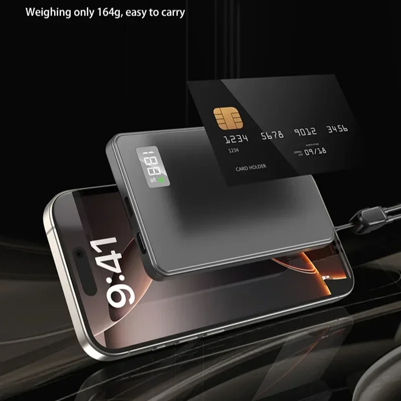 ROMOSS 500000mAh Magnetic Wireless Power Bank PD22.5W Fast Charging Portable External Battery for Magsafe For iPhone Samsung - view 5