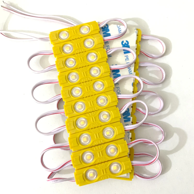 

20pcs DC12V 2835 led module 1.2W Cool white waterproof 2led module 45*15mm LED back light backlight for sign channel letter