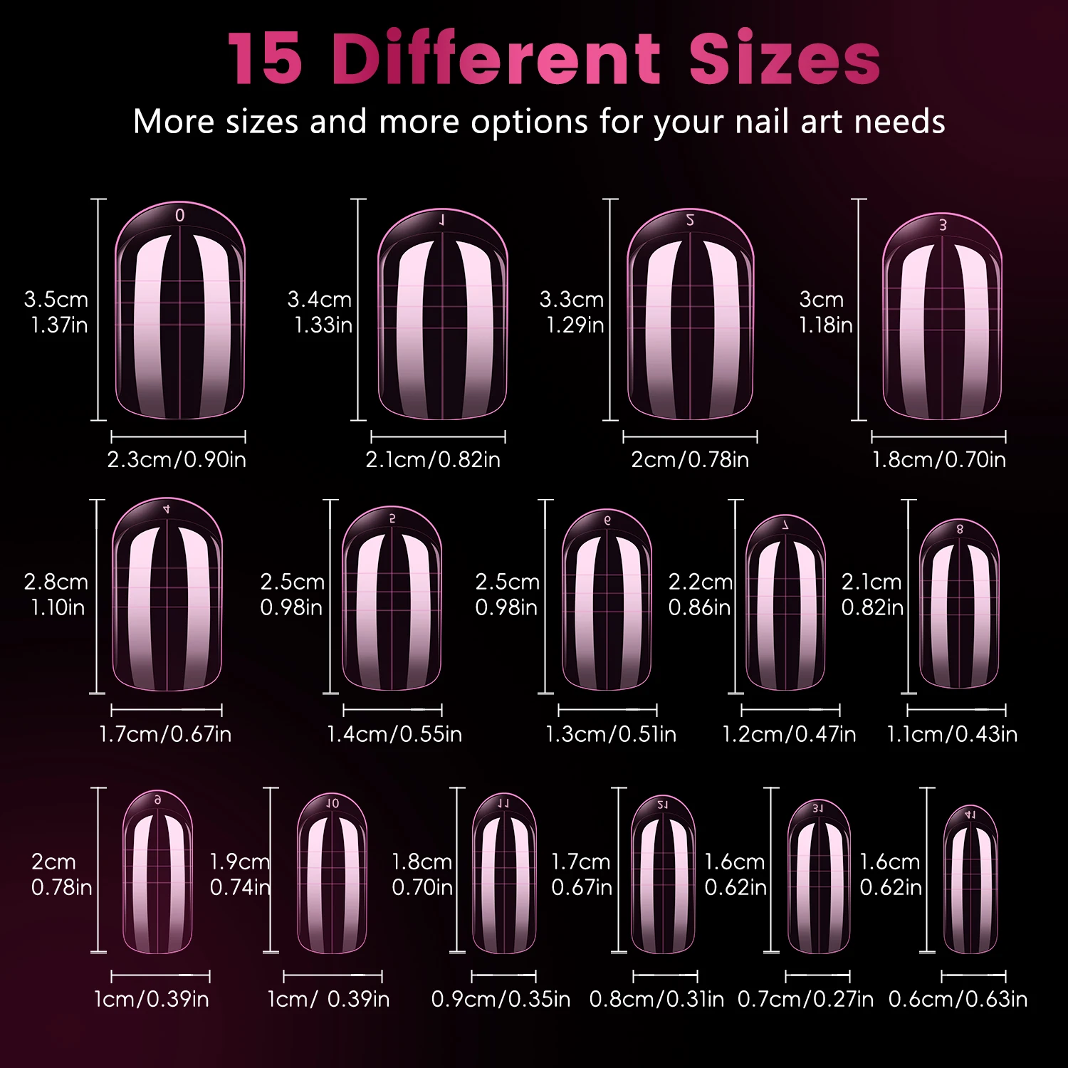 150 قطعة/صندوق واضح لا علامة متجمد مسمار البلاستيك تمديد أشكال ل UV هلام بناء سريع قالب مزدوج شكل العلوي أظافر صناعية نصائح #2