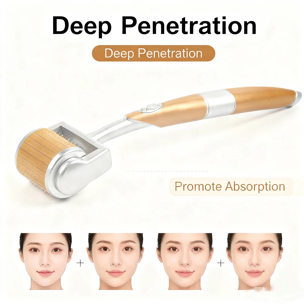 

1pcs ZGTS 192 Needle Derma Roller Micro Needle Dermaroller Mesotherapy Face Care and Hair-loss Scar Stretch Mark Removal