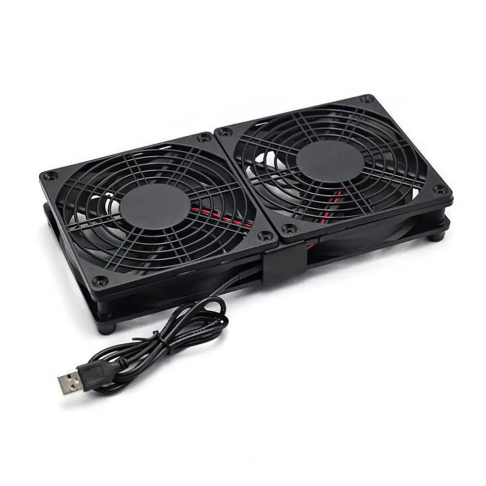 Laptop Router Cooling Fan 5V USB Computer Tablet Host Case Cooling Fan Silent Strong Wind Cooling Fan Heat Sink